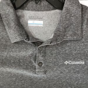 Columbia Men's Polo Shirt‎ XL Gray Short Sleeve
